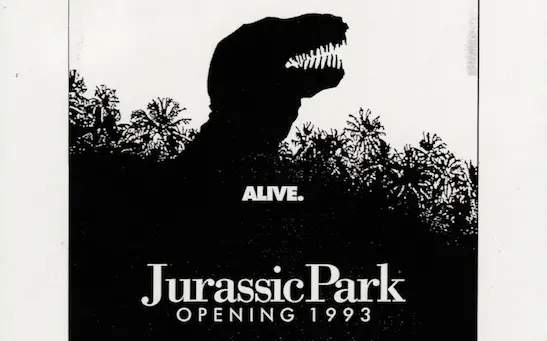 En images : les (nombreuses) affiches rejetées de Jurassic Park