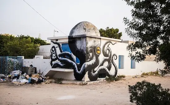 En images : quand 150 street-artist redonnent des couleurs à un village tunisien