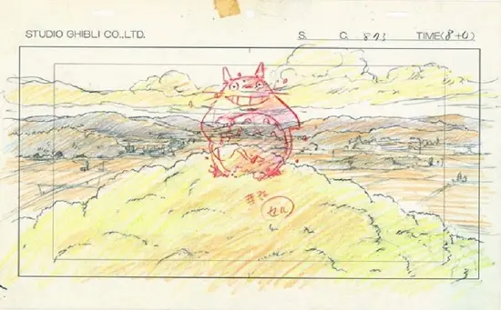 Les planches originales du Studio Ghibli exposées à Paris