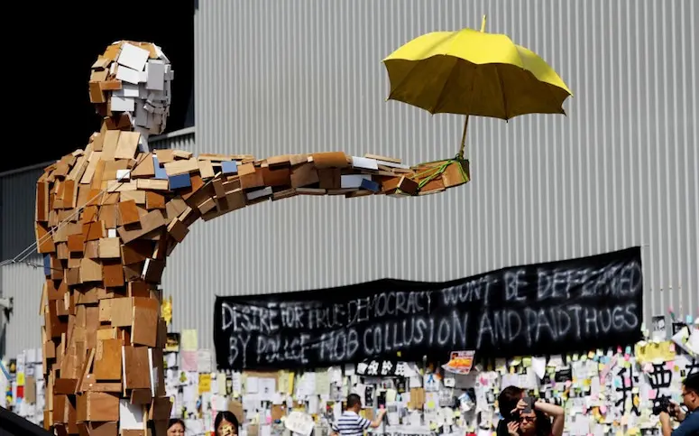 À Hong Kong, la Révolte des parapluies se manifeste aussi à travers l’art