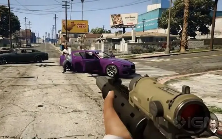 Vidéo : voilà à quoi ressemblera GTA V à la première personne