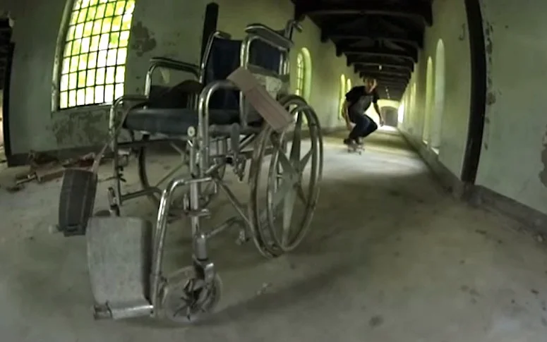 Vidéo : du skate dans un asile psychiatrique abandonné