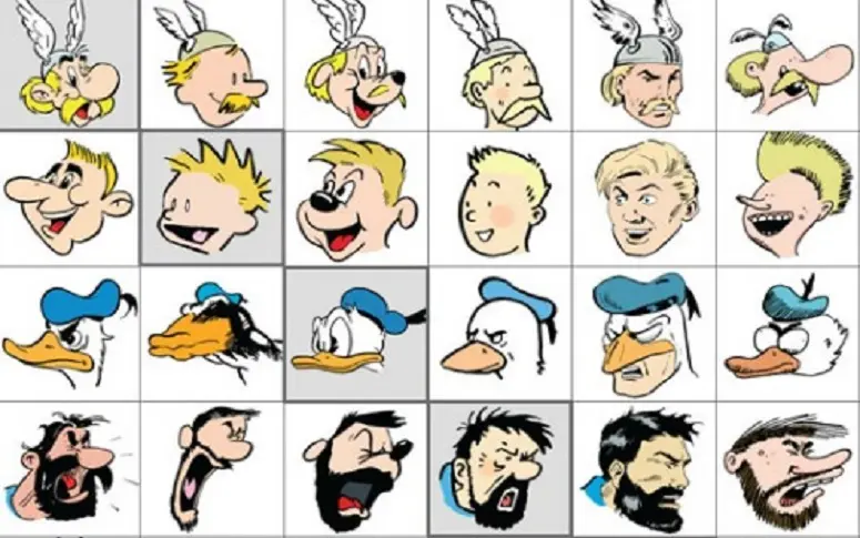 Des personnages de BD illustrés à la façon de dix artistes différents