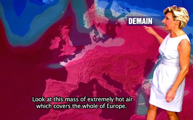 La carte météo inquiétante de la France en 2050