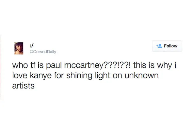 Sur Twitter, les fans de Kanye West se demandent qui est Paul McCartney