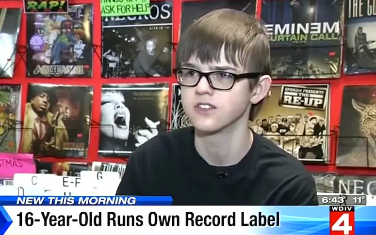 Cet ado de 16 ans est propriétaire d’un label de vinyles