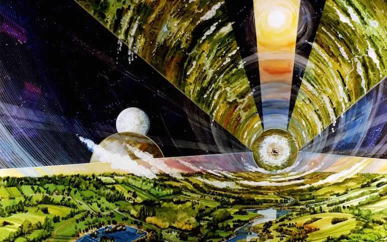En images : les colonies spatiales imaginées par la NASA dans les années 1970