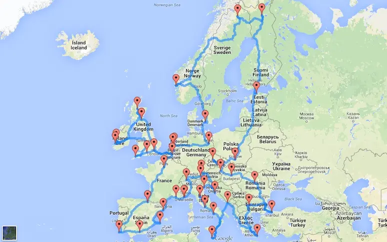Voici le road trip optimal pour découvrir l’Europe