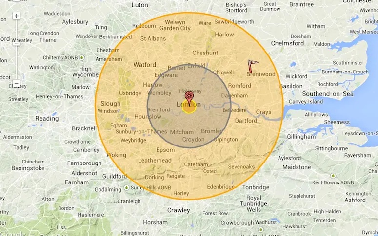 Avec Nukemap, lancez (virtuellement) votre propre bombe atomique