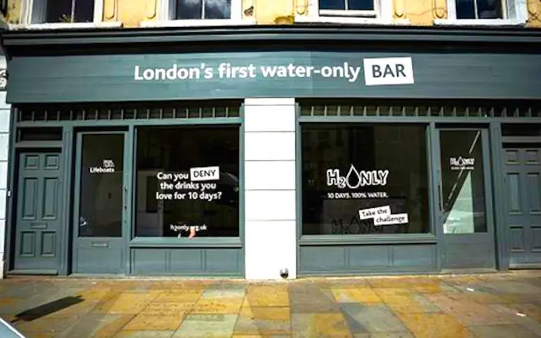 À Londres, un bar à eau courante va ouvrir ses portes