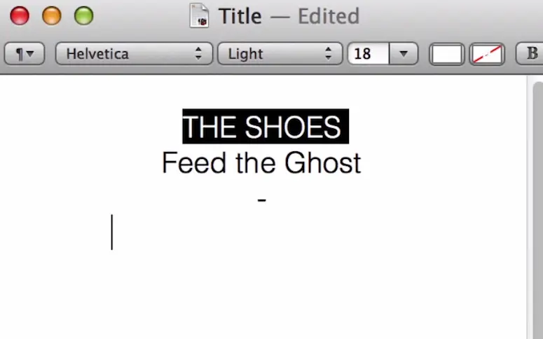 The Shoes signe un retour surprenant avec “Feed The Ghost”