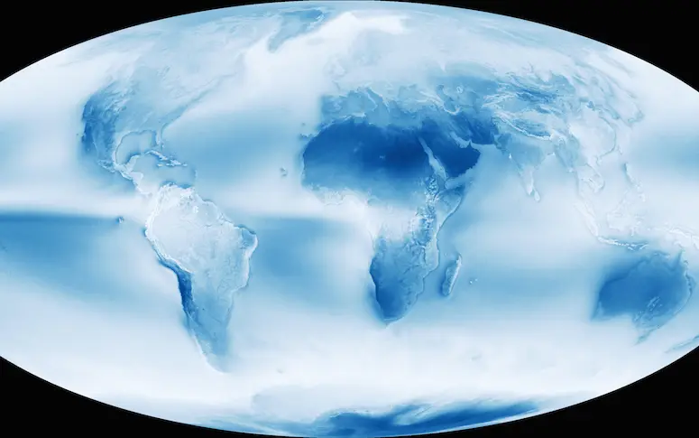 Treize années de mauvais temps en une seule carte