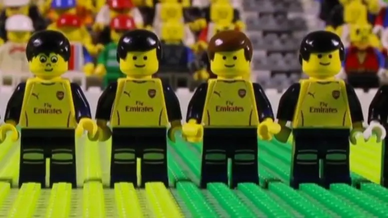 Vidéo : la finale de la FA Cup reconstituée en Lego