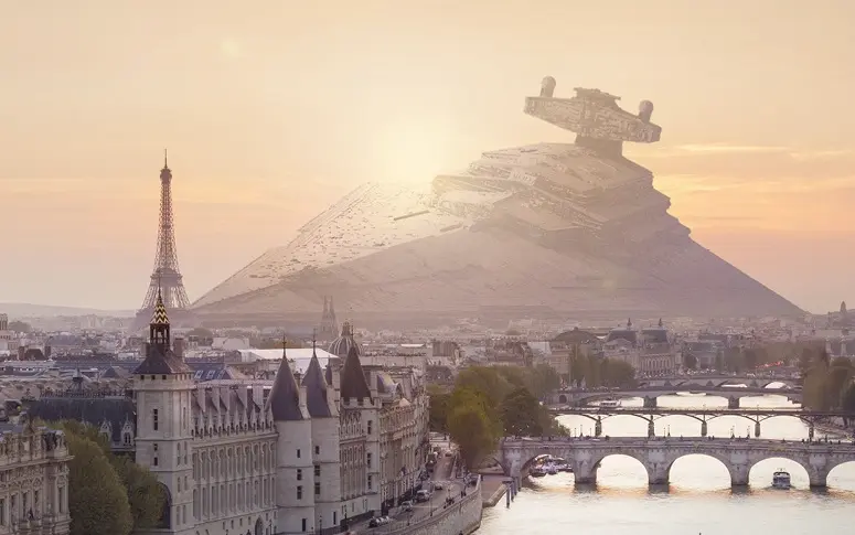 En images : quand les vaisseaux de Star Wars s’écrasent sur Terre