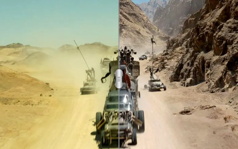 En images : Mad Max Fury Road avec et sans effets spéciaux
