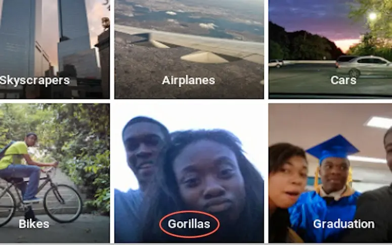 Quand Google utilise le tag “gorilles”… pour identifier des Noirs