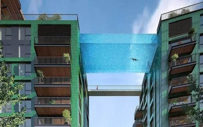 À Londres, une piscine dans le ciel va voir le jour