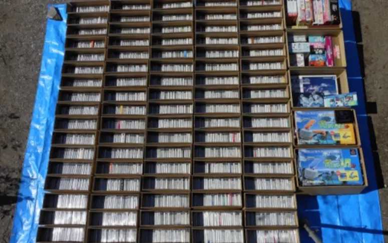 La collection complète des jeux Playstation sortis au Japon vendue aux enchères