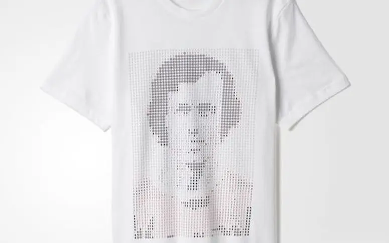 Franz Beckenbauer sur des tee-shirts adidas