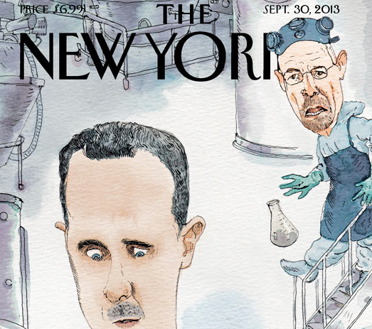 Une couv’ du New Yorker entre Breaking Bad et el-Assad