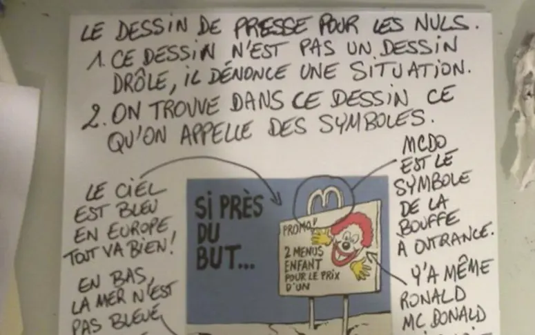 Le dessin de Charlie Hebdo sur Aylan expliqué pour les nuls