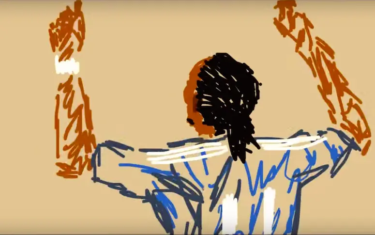 Vidéo : le but le plus important de la carrière de Drogba en dessin