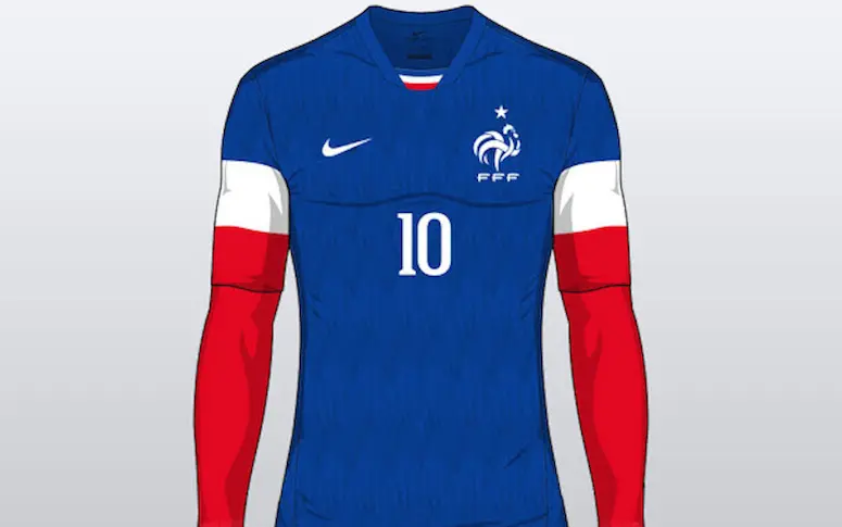 Des maillots imaginés pour les Bleus pour l’UEFA Euro 2016 ™