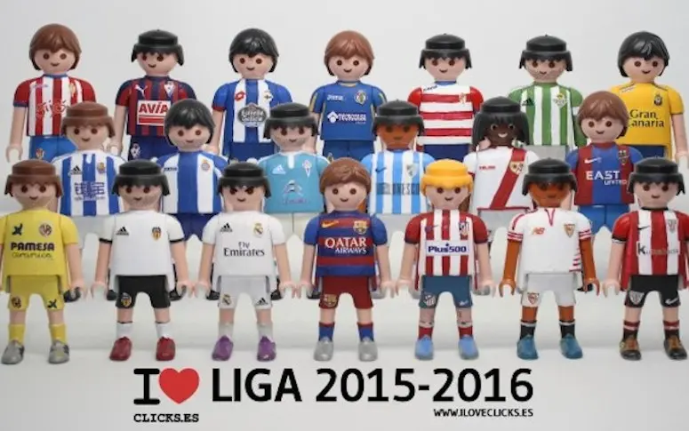 En images : Messi, Ronaldo et les équipes de Liga en Playmobil