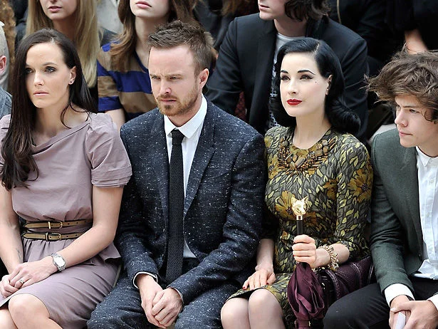 Meanwhile, at the London Fashion Week (Aaron Paul lol’z)
