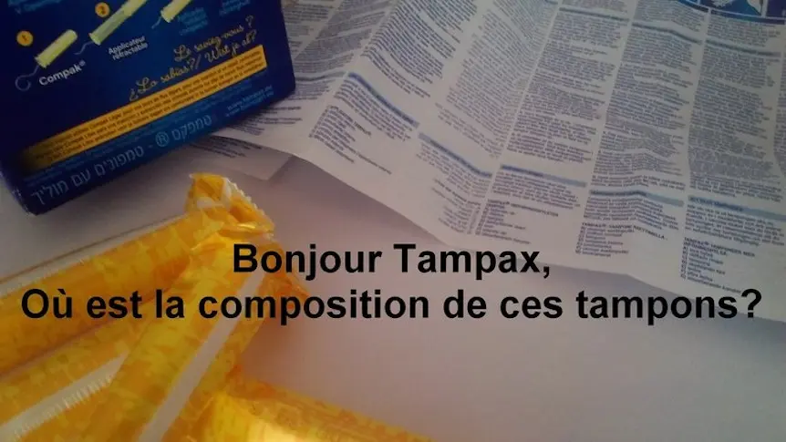 Une pétition pour que Tampax dévoile la composition de ses tampons