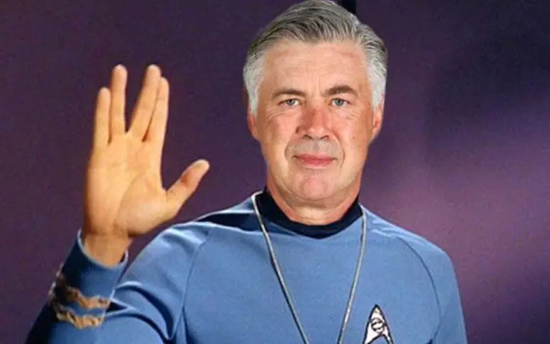 Carlo Ancelotti sera… dans le prochain Star Trek