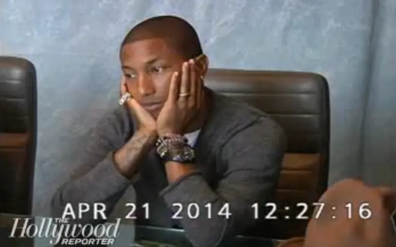 Vidéo : Pharrell Williams mal à l’aise face aux accusations de plagiat de Marvin Gaye