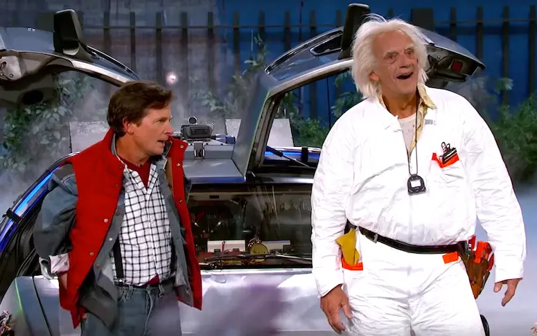Vidéo : Marty McFly et le Doc de retour en vrai chez Jimmy Kimmel