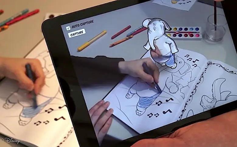Vidéo : Disney développe une appli capable de donner vie aux dessins d’enfants