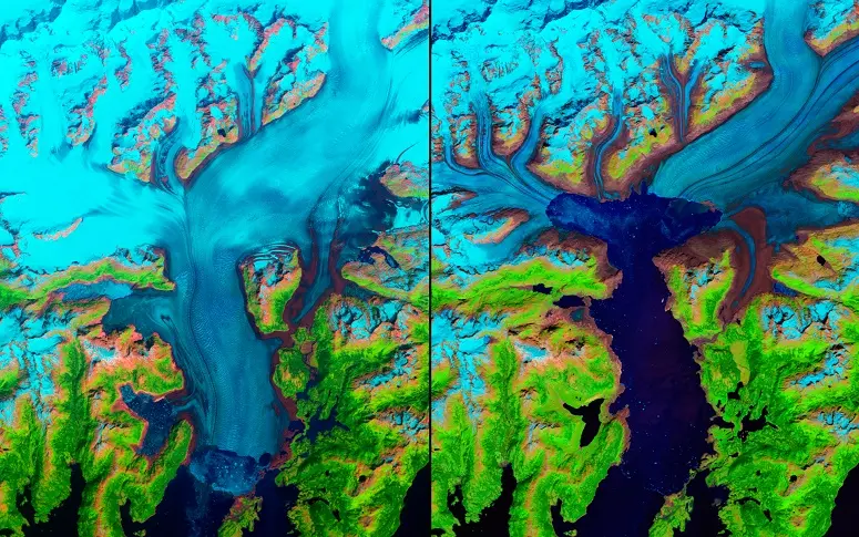 Avant / après : les changements de la Terre sur plusieurs décennies capturés par la NASA