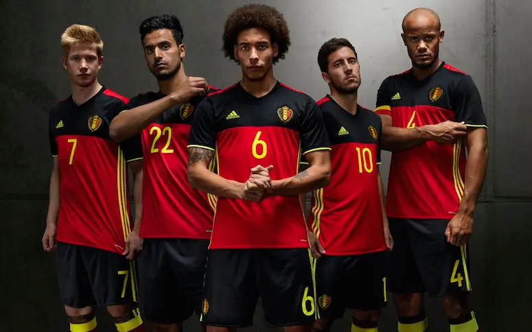 adidas présente le nouveau maillot de la Belgique pour 2016