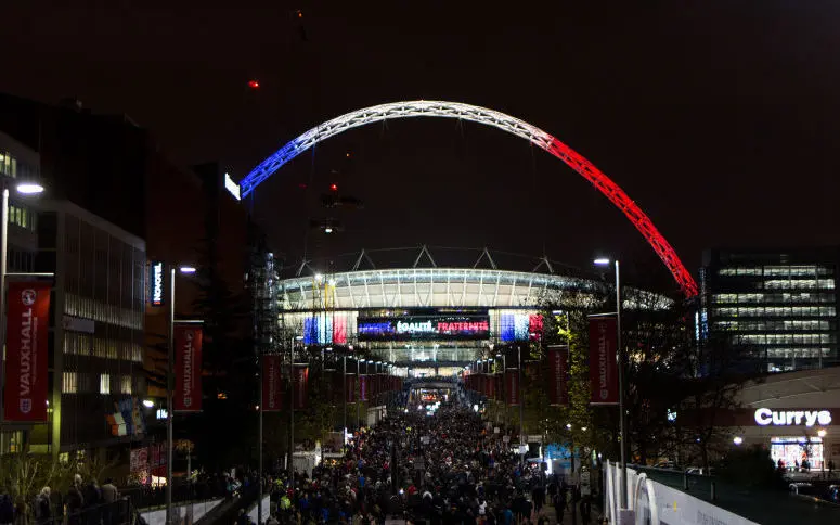 On était à Wembley pour Angleterre/France