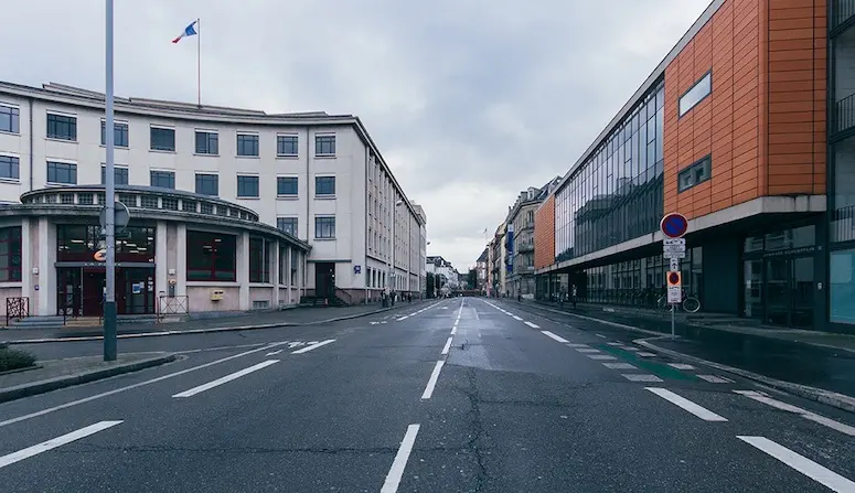 En images : ambiance 28 jours plus tard à Strasbourg