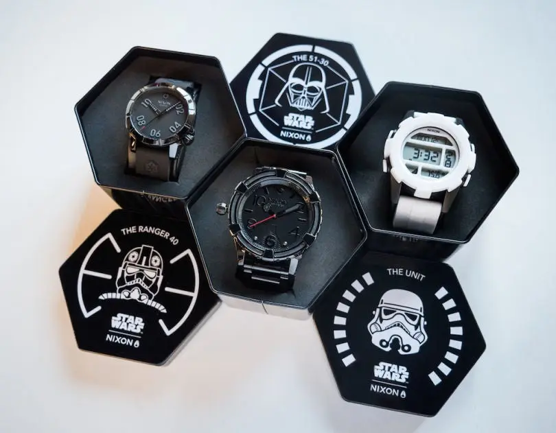 Nixon crée des montres inspirées du Côté Obscur de la Force