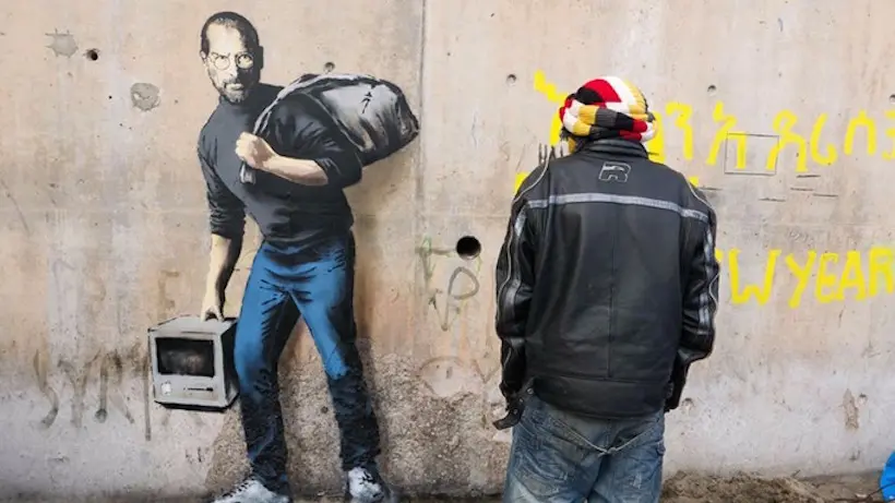 La nouvelle oeuvre de Banksy en dit long sur la crise des réfugiés