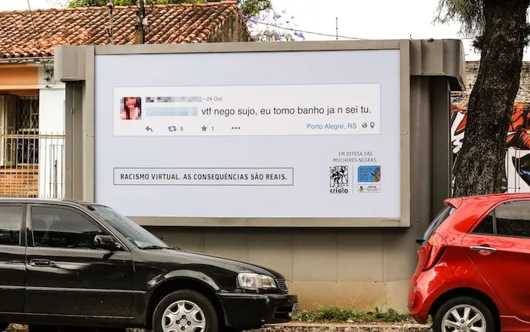 Au Brésil, les commentaires racistes s’affichent sur les panneaux publicitaires