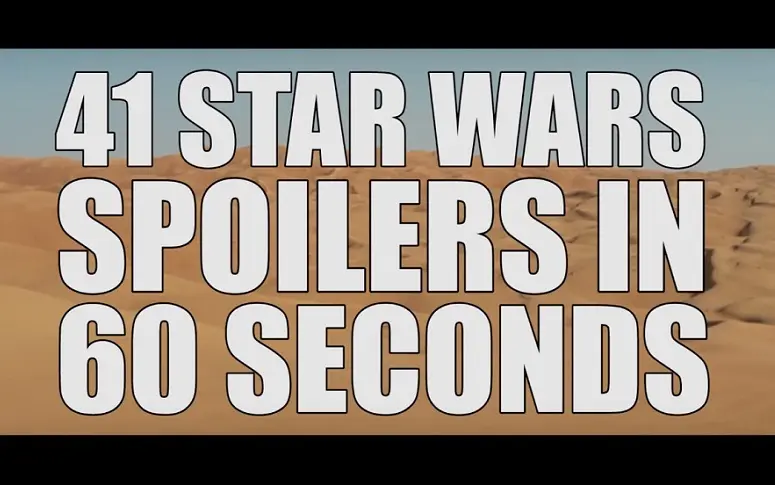 Vidéo : tous les spoilers de Star Wars VII compilés en 60 secondes