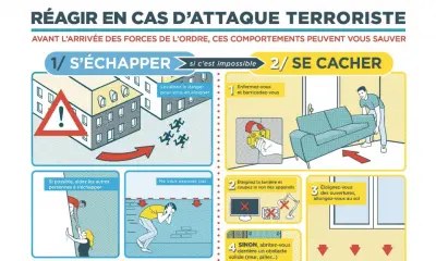 Les consignes du gouvernement pour réagir en cas d’attentat