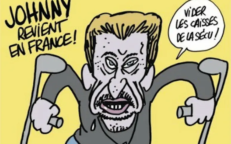 Commémorations du 7 janvier : quand Charlie Hebdo se payait la tête de Johnny