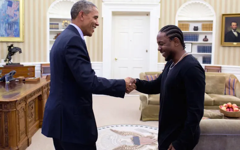 Vidéo : quand Kendrick Lamar rend visite à Barack Obama