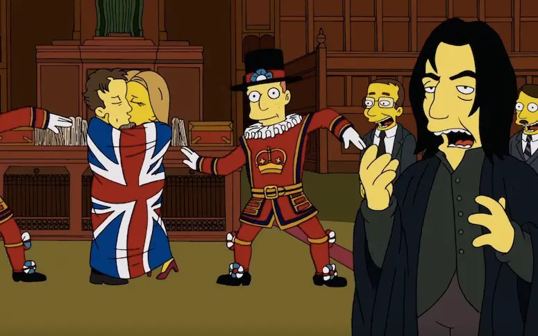 Vidéo : en 2013, l’hommage accidentel des Simpson à Alan Rickman et David Bowie