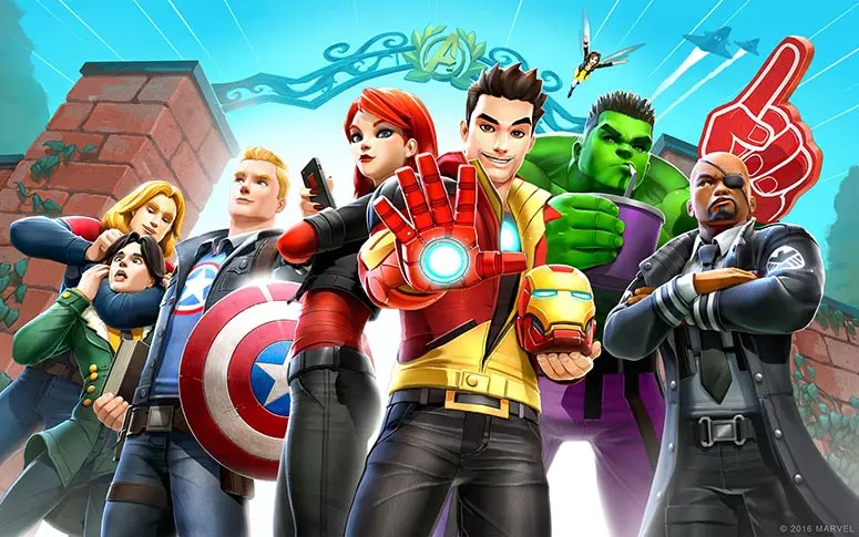 Sur smartphone, les Avengers redeviennent des adolescents