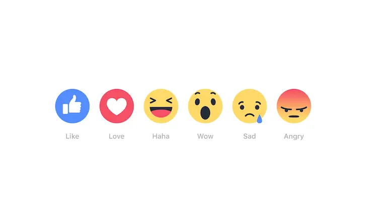 Les 5 nouvelles émotions de Facebook viennent de débarquer