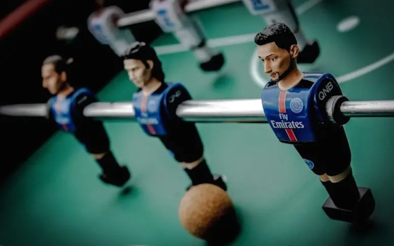 Les joueurs du PSG évoluent aussi désormais sur un baby-foot aux couleurs du club