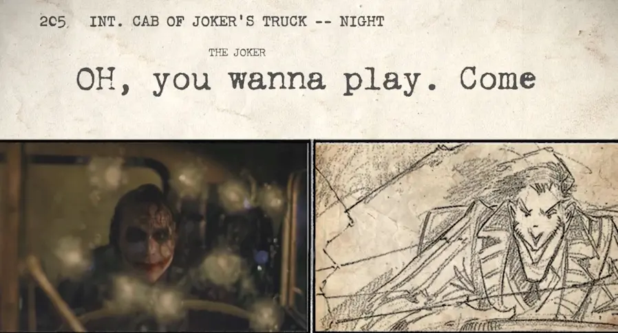 The Dark Knight : une vidéo illustre le passage du storyboard au film d’une scène culte